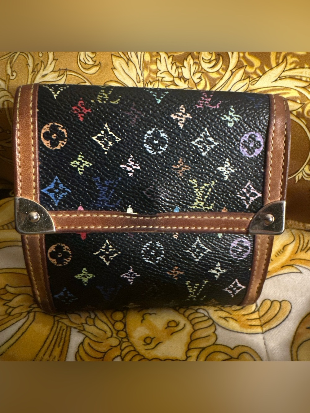 Louis Vuitton and Takashi Murakami Multicolor Monogram Women’s Wallet